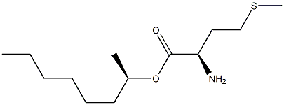 (R)-2-Amino-4-(methylthio)butanoic acid (R)-1-methylheptyl ester Structure