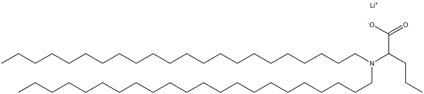 2-(Didocosylamino)valeric acid lithium salt