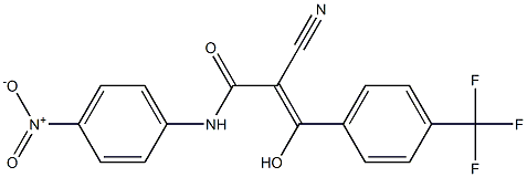2-Cyano-3-hydroxy-3-[4-trifluoromethylphenyl]-N-[4-nitrophenyl]acrylamide|