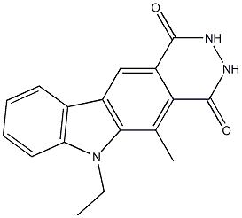 5-Methyl-6-ethyl-6H-pyridazino[4,5-b]carbazole-1,4(2H,3H)-dione