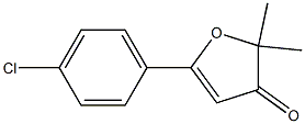 2,2-Dimethyl-5-(4-chlorophenyl)furan-3(2H)-one|