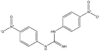 N-(4-Nitrophenyl)-N'-(4-nitrophenyl)guanidine 结构式