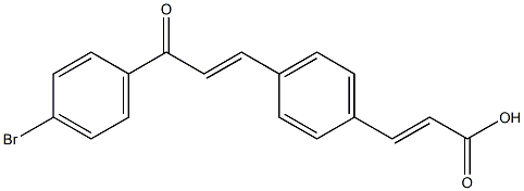 3-[4-[(E)-3-(4-Bromophenyl)-3-oxo-1-propenyl]phenyl]propenoic acid