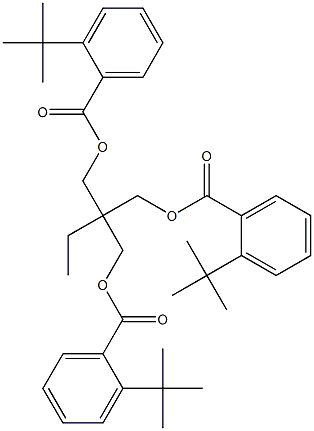 (Propan-1-ylidyne)tris(methanol)tri(2-tert-butylbenzoate) Structure