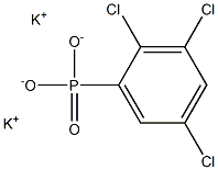 2,3,5-Trichlorophenylphosphonic acid dipotassium salt Struktur