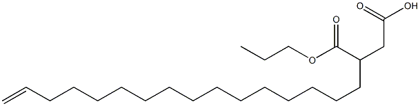 3-(15-Hexadecenyl)succinic acid 1-hydrogen 4-propyl ester,,结构式