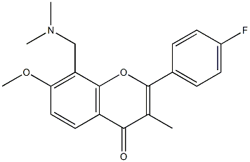  8-[(Dimethylamino)methyl]-4'-fluoro-7-methoxy-3-methylflavone