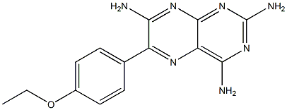 6-[4-Ethoxyphenyl]-2,4,7-pteridinetriamine Structure