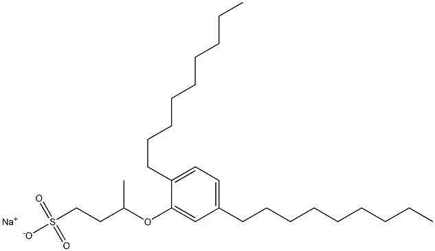 3-(2,5-Dinonylphenoxy)butane-1-sulfonic acid sodium salt|