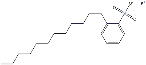 2-Dodecylbenzenesulfonic acid potassium salt Struktur