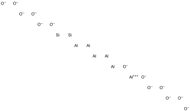 Hexaaluminum disilicon tridecaoxide,,结构式