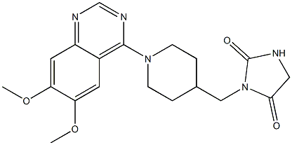 1-[[1-(6,7-Dimethoxyquinazolin-4-yl)piperidin-4-yl]methyl]imidazolidine-2,5-dione