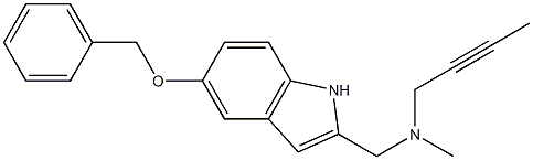 2-[Methyl(2-butynyl)aminomethyl]-5-(benzyloxy)-1H-indole