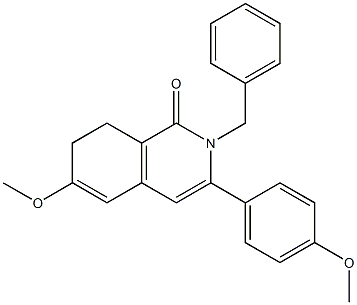 7,8-Dihydro-6-methoxy-2-benzyl-3-(4-methoxyphenyl)isoquinolin-1(2H)-one