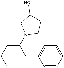 1-(1-Benzylbutyl)pyrrolidin-3-ol,,结构式