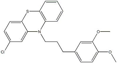  10-[3-(3,4-Dimethoxyphenyl)propyl]-2-chloro-10H-phenothiazine