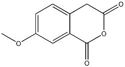 7-Methoxy-1H-2-benzopyran-1,3(4H)-dione Struktur