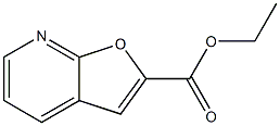 フロ[2,3-b]ピリジン-2-カルボン酸エチル 化学構造式