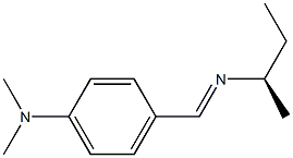 (-)-4-[(R)-N-sec-Butylformimidoyl]-N,N-dimethylaniline Struktur