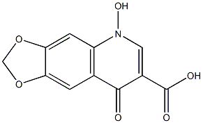 1,4-Dihydro-1-hydroxy-6,7-methylenebisoxy-4-oxo-3-quinolinecarboxylic acid