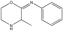 3-Methyl-2-phenyliminotetrahydro-2H-1,4-oxazine