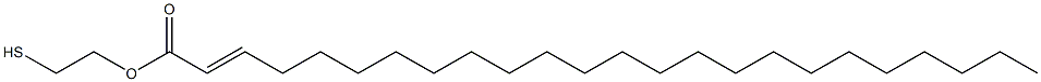 2-Tetracosenoic acid 2-mercaptoethyl ester Structure