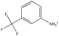 m-Trifluoromethylanilinium 结构式