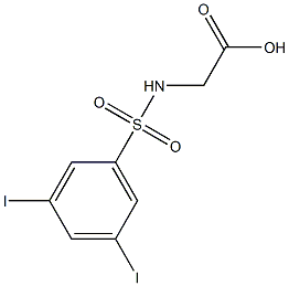 N-(3,5-Diiodophenylsulfonyl)glycine