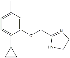 2-[(5-Methyl-2-cyclopropylphenoxy)methyl]-2-imidazoline