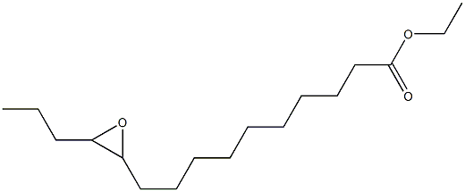 11,12-Epoxypentadecanoic acid ethyl ester 结构式