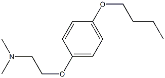  N,N-Dimethyl-2-(4-butoxyphenoxy)ethanamine