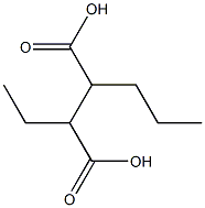 Heptane-3,4-dicarboxylic acid Structure