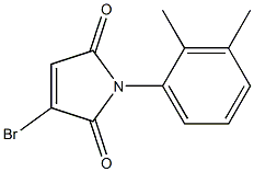 2,5-ジヒドロ-1-(2,3-ジメチルフェニル)-3-ブロモ-1H-ピロール-2,5-ジオン 化学構造式