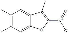  2-Nitro-3,5,6-trimethylbenzofuran