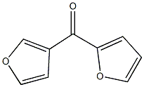 2-(3-Furylcarbonyl)furan Struktur