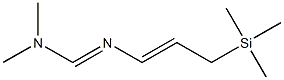 (E)-N-[(E)-Dimethylaminomethylene]-3-trimethylsilyl-1-propen-1-amine Struktur