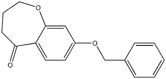 8-(Benzyloxy)-3,4-dihydro-1-benzoxepin-5(2H)-one Structure