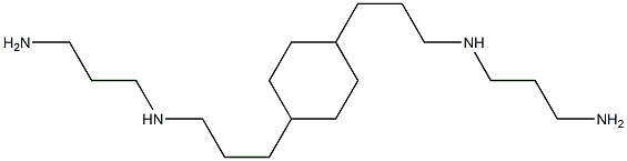 N,N''-[1,4-Cyclohexanediylbis(1,3-propanediyl)]bis(propane-1,3-diamine) Struktur