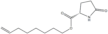 (S)-5-オキソピロリジン-2-カルボン酸7-オクテニル 化学構造式