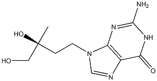  2-Amino-9-[(3S)-3,4-dihydroxy-3-methylbutyl]-1,9-dihydro-6H-purin-6-one