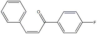 (2Z)-3-(Phenyl)-1-(4-fluorophenyl)-2-propene-1-one Structure