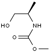 (+)-[(R)-2-Hydroxy-1-methylethyl]carbamic acid methyl ester Struktur