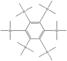 Hexakis(trimethylsilyl)benzene 结构式