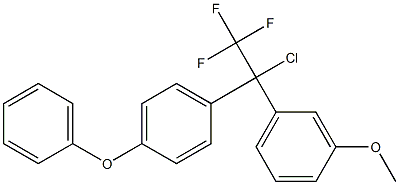 1-Chloro-1-(4-phenoxyphenyl)-1-(3-methoxyphenyl)-2,2,2-trifluoroethane|