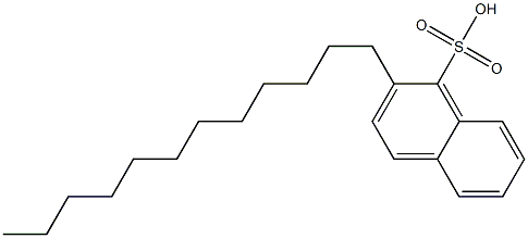 2-Dodecyl-1-naphthalenesulfonic acid Struktur