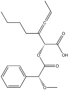  (2R,3R)-2-[(R)-(Methoxy)(phenyl)acetyloxy]-3-butyl-3,4-hexadienoic acid