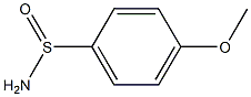 4-Methoxybenzenesulfinamide Struktur