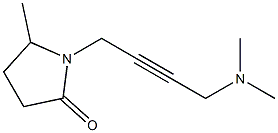 5-Methyl-1-[4-dimethylamino-2-butynyl]pyrrolidin-2-one,,结构式