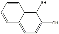 1-メルカプト-2-ナフトール 化学構造式