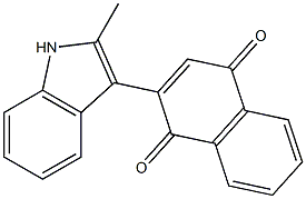 2-(2-Methyl-1H-indole-3-yl)-1,4-naphthoquinone